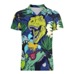 Fashion Cool Animal 3D Printed Polo Shirts For Men Hip-hop Graffiti Graphic Shirt Women Funny Streetwear Short Sleeve Loose Top