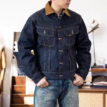Big Size 18oz High Quality Cotton Denim Jacket Casual Stylish - Image 3
