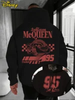 Disney cars Lightning McQueen Men's Hoodie Autumn Winter - Image 2