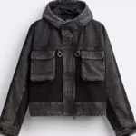 Spring and Autumn new men's clothing washed retro tooling jacket denim - Image 2