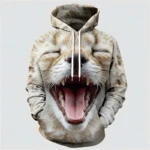 Animals Alpaca Fox Dog Men Hoodies 3D Graphic Printed Hoodies Pullover Tops - Image 6