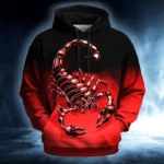 Men's Scorpion Hoodie Sweatshirt Cool Party Crew Neck Club Streetwear - Image 2