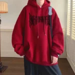 American Street Trend Skeleton Soldier Element Printed Casual Loose Hoodie - Image 4