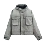 Spring and Autumn new men's clothing washed retro tooling jacket denim - Image 4