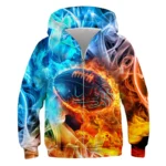Animal Wolf Graphic Hoodies For Men High-Quality Pullover Autumn - Image 2