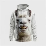 Animals Alpaca Fox Dog Men Hoodies 3D Graphic Printed Hoodies Pullover Tops - Image 4