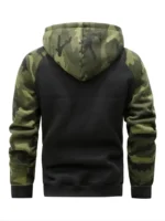 Autumn Winter Windproof Men's Hooded Jacket Casual Camouflage Sleeves - Image 5