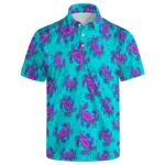 3d Printed Cat Dinosaur Polo Shirt Men Summer Animal Chicken - Image 5