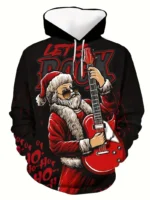 Merry Christmas 3d Hoodies For Man Woman Casual Oversized Pullover Fashion - Image 4