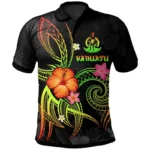 Hawaiian 3d Print Vanuatu Polo Shirt Men Summer Polynesian Pattern Short - Image 5