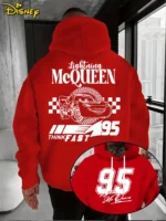 Disney cars Lightning McQueen Men's Hoodie Autumn Winter