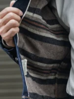 Pop Rugged Bronson 1952 Blanket Lined Type 2 Selvedge Denim Jacket - Image 2