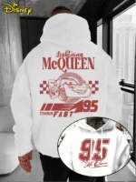 Disney cars Lightning McQueen Men's Hoodie Autumn Winter - Image 3