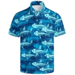 3d Printed Cat Dinosaur Polo Shirt Men Summer Animal Chicken - Image 4
