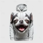 Animals Alpaca Fox Dog Men Hoodies 3D Graphic Printed Hoodies Pullover Tops