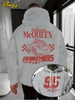 Disney cars Lightning McQueen Men's Hoodie Autumn Winter - Image 4