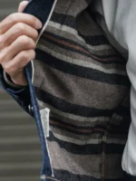 Rugged Bronson Lot Jean Jacket War Model Blue Selvage Denim Blouse - Image 3